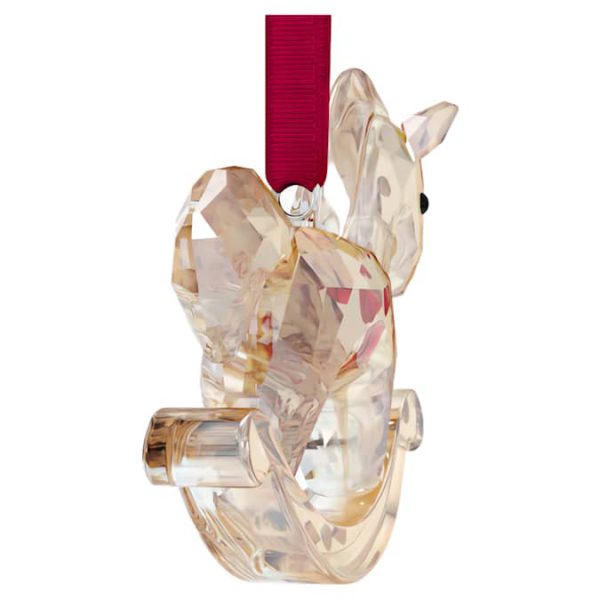 Holiday Cheers Gingerbread Rocking Horse Ornament - Image 7