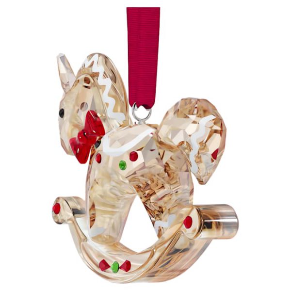 Holiday Cheers Gingerbread Rocking Horse Ornament - Image 8