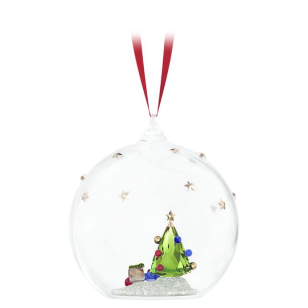 Holiday Cheers Tree and Gifts Ball Ornament - Image 3