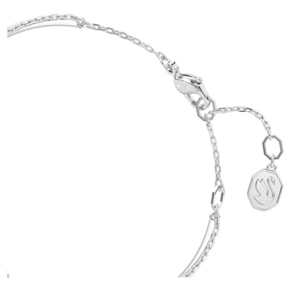 Hyperbola bangle Infinity, White, Rhodium plated - Image 4