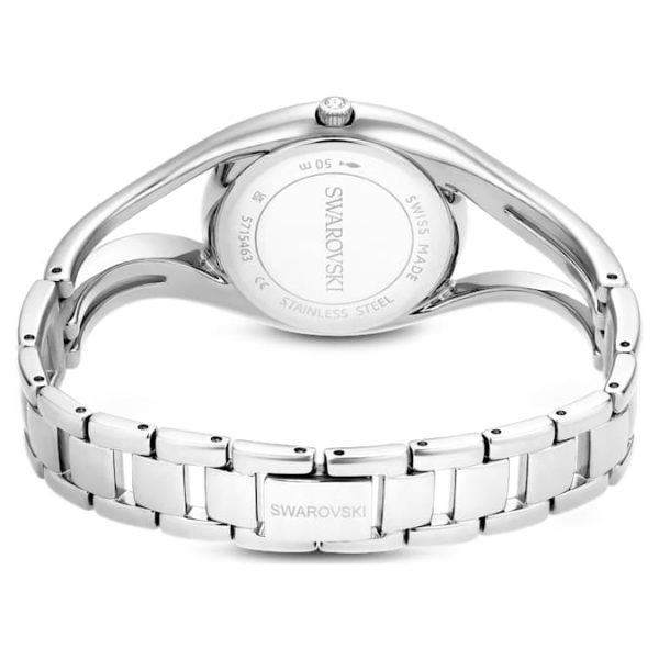 Hyperbola bangle watch Swiss Made, Metal bracelet, Blue, Stainless steel - Image 4