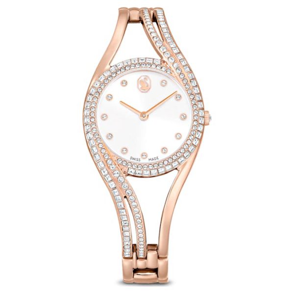 Hyperbola bangle watch Swiss Made, Metal bracelet, Rose gold tone, Rose gold-tone finish - Image 2