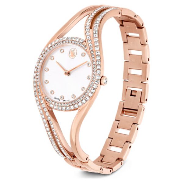 Hyperbola bangle watch Swiss Made, Metal bracelet, Rose gold tone, Rose gold-tone finish - Image 3
