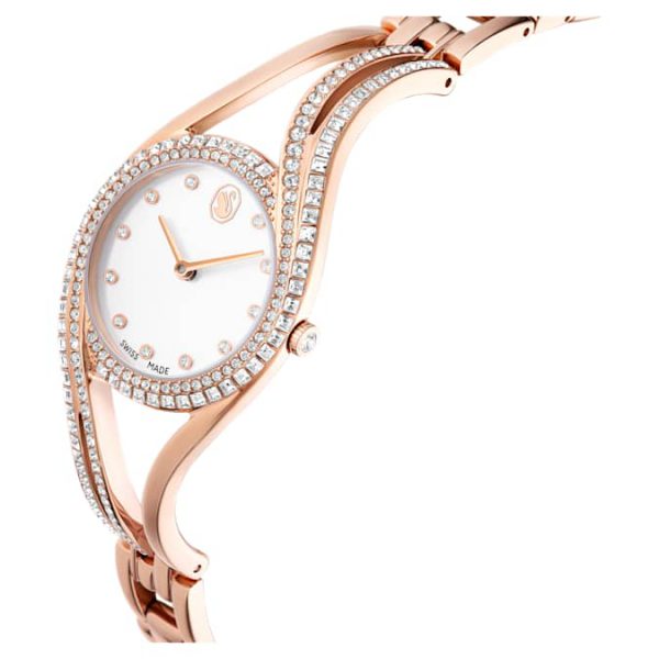 Hyperbola bangle watch Swiss Made, Metal bracelet, Rose gold tone, Rose gold-tone finish - Image 5