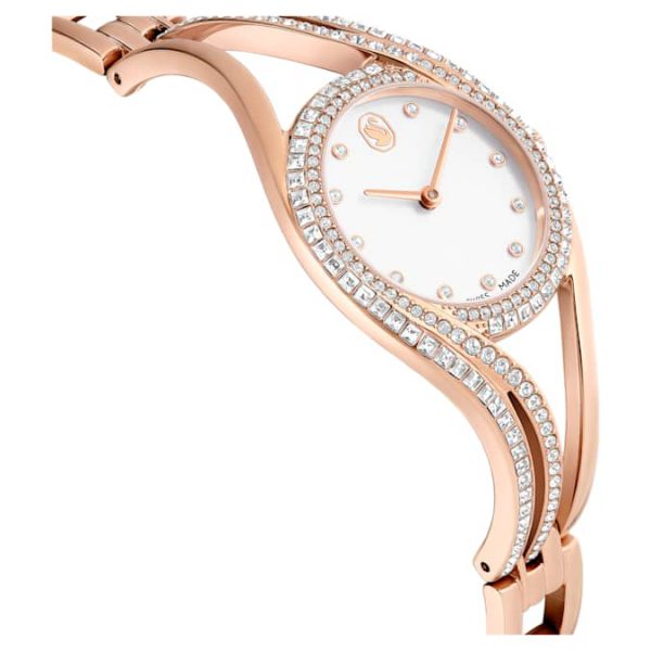 Hyperbola bangle watch Swiss Made, Metal bracelet, Rose gold tone, Rose gold-tone finish - Image 6