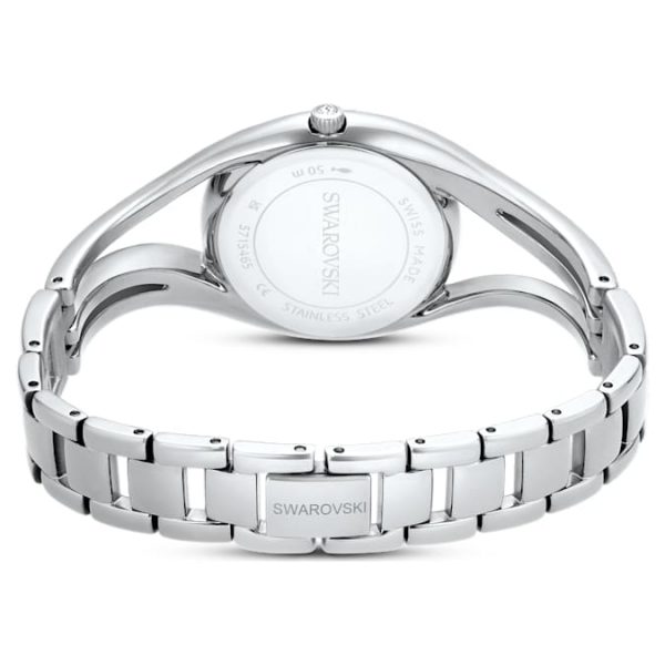 Hyperbola bangle watch Swiss Made, Metal bracelet, Silver tone, Stainless steel - Image 4