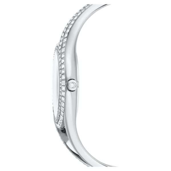 Hyperbola bangle watch Swiss Made, Metal bracelet, Silver tone, Stainless steel - Image 7