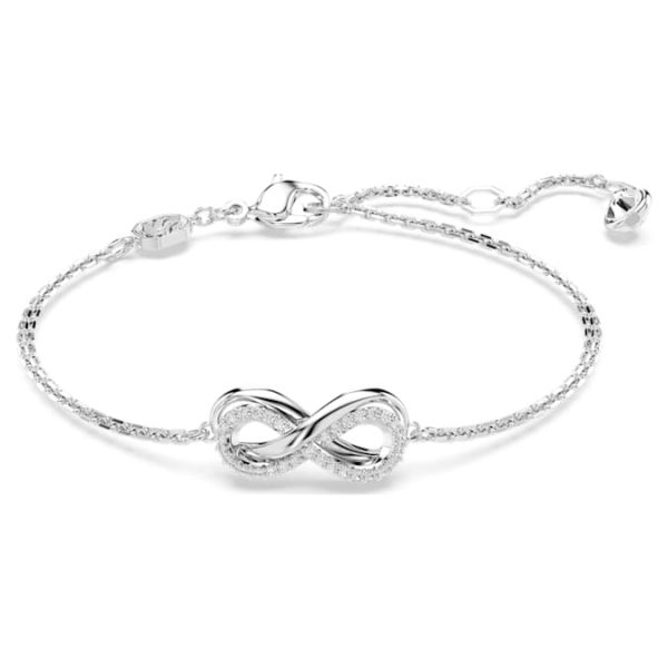 Hyperbola bracelet Infinity, White, Rhodium plated - Image 2