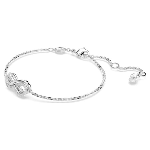 Hyperbola bracelet Infinity, White, Rhodium plated - Image 3