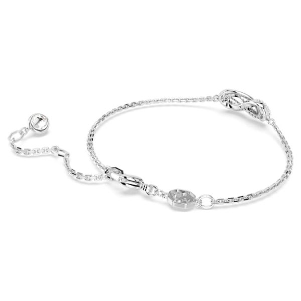 Hyperbola bracelet Infinity, White, Rhodium plated - Image 5