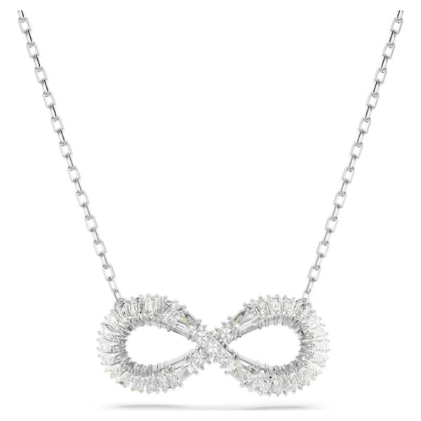 Hyperbola pendant Infinity, White, Rhodium plated - Image 2