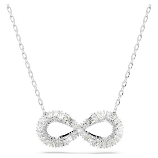 Hyperbola pendant Infinity, White, Rhodium plated - Image 6