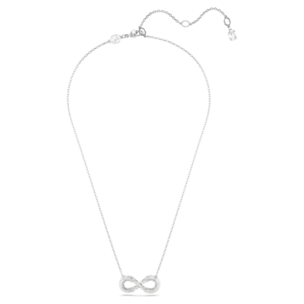Hyperbola pendant Infinity, White, Rhodium plated - Image 3