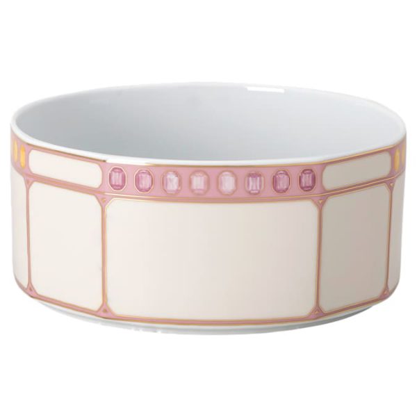Idyllia bowl Porcelain, Crystal print motif, Citron, Small, Multicolored - Image 2