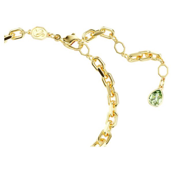 Idyllia bracelet Mixed cuts, Flower, Multicolored, Gold-tone plated - Image 4