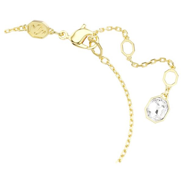 Idyllia bracelet Mixed cuts, Flower, Multicolored, Gold-tone plated - Image 4