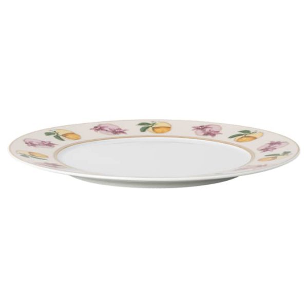 Idyllia dessert plate Porcelain, Crystal print motif, Lily citron, Multicolored - Image 2