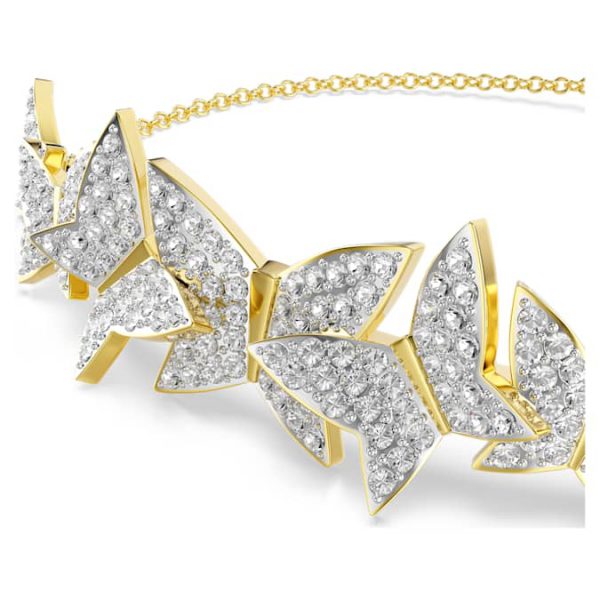 Idyllia Lilia bracelet Butterfly, White, Gold-tone plated - Image 5
