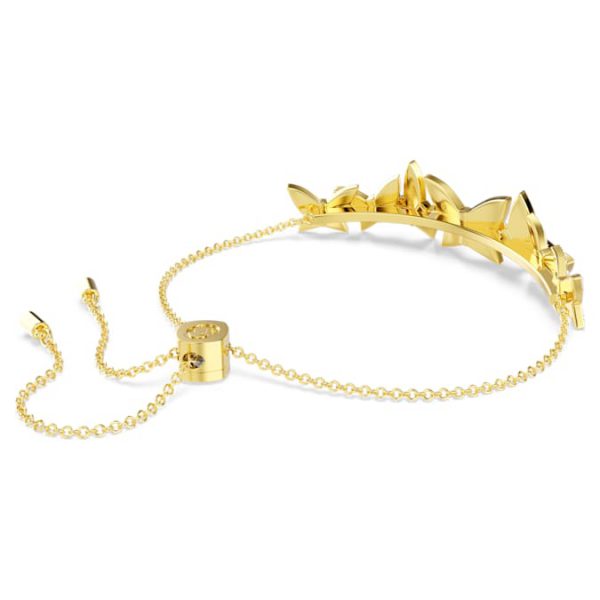 Idyllia Lilia bracelet Butterfly, White, Gold-tone plated - Image 6