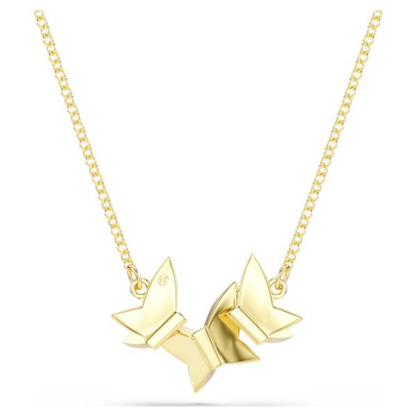 Idyllia Lilia necklace Butterfly, White, Gold-tone plated - Image 6