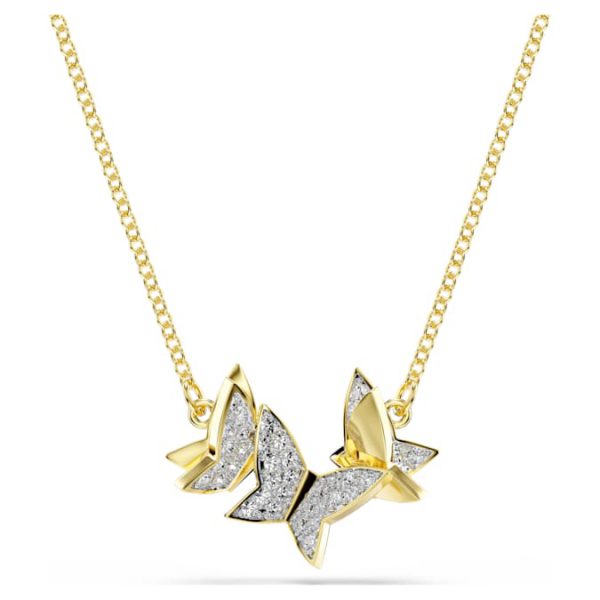 Idyllia Lilia necklace Butterfly, White, Gold-tone plated - Image 7