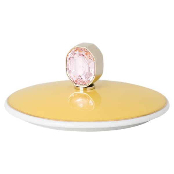 Idyllia mug Porcelain, Crystal print motif, Finch, Yellow - Image 3