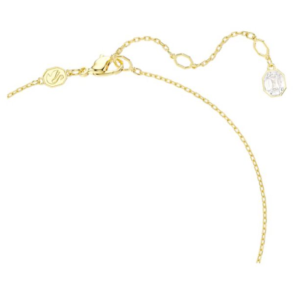 Idyllia pendant Crystal pearl, Mixed cuts, Flower, Multicolored, Gold-tone plated - Image 5