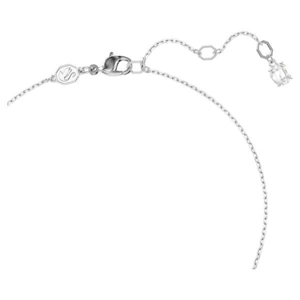 Idyllia pendant Heart, Blue, Rhodium plated - Image 4