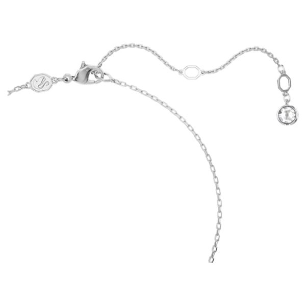 Idyllia pendant Mixed cuts, Flower, Blue, Rhodium plated - Image 4