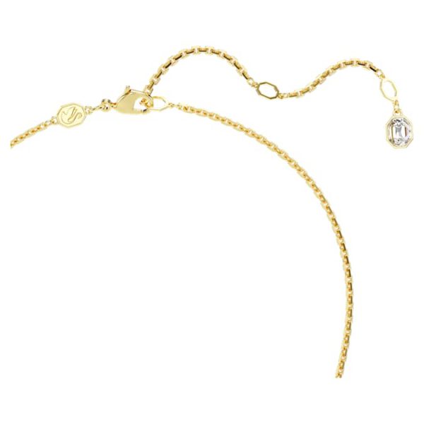 Idyllia pendant Mixed cuts, Flower, Multicolored, Gold-tone plated - Image 4