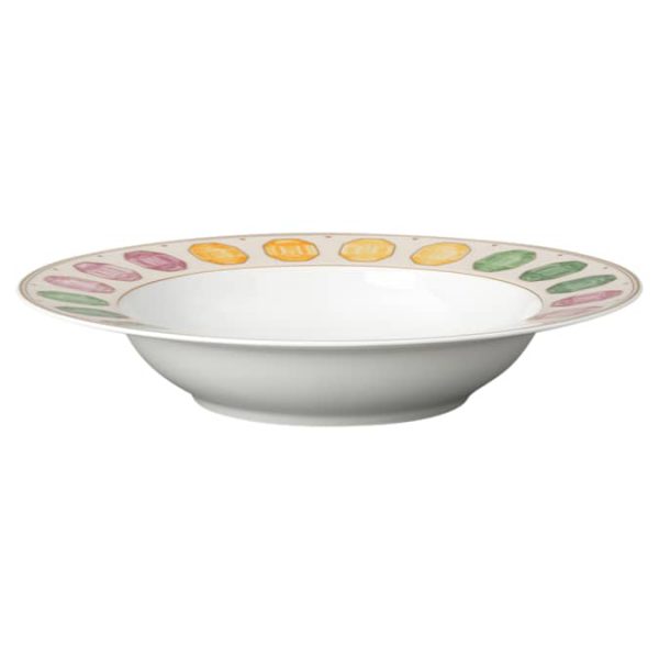 Idyllia soup plate Porcelain, Crystal print motif, Gemstone, Multicolored - Image 2