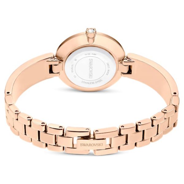 Illumina watch Swiss Made, Crystal bracelet, Pink, Rose gold-tone finish - Image 4