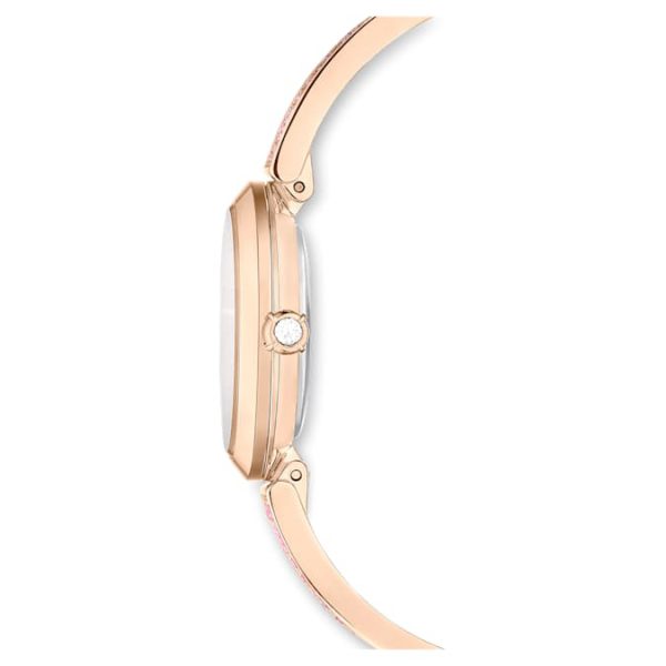 Illumina watch Swiss Made, Crystal bracelet, Pink, Rose gold-tone finish - Image 6
