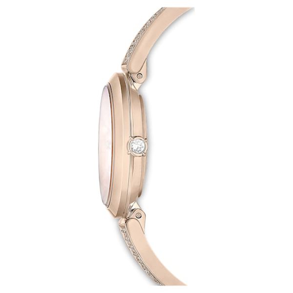Illumina watch Swiss Made, Metal bracelet, Gold tone, Champagne gold-tone finish - Image 7