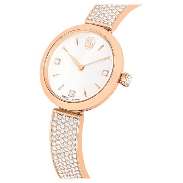 Illumina watch Swiss Made, Metal bracelet, Rose gold tone, Rose gold-tone finish - Image 5