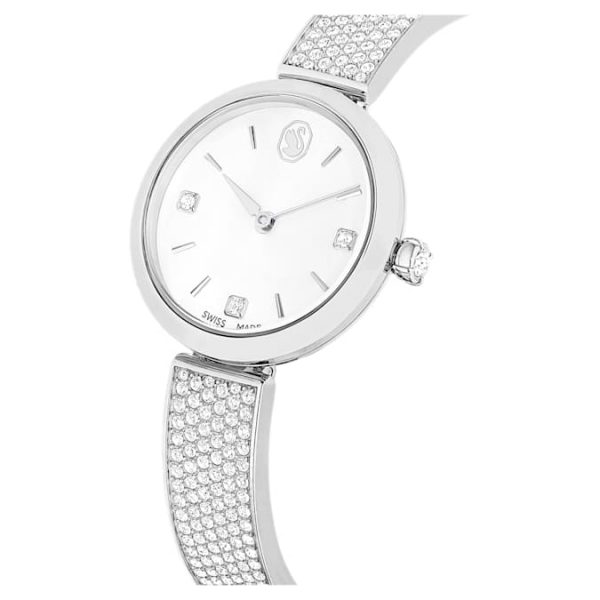 Illumina watch Swiss Made, Metal bracelet, Silver tone, Stainless steel - Image 5