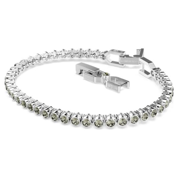 Imber Emily Tennis bracelet Round cut, Black, Rhodium plated - Image 3