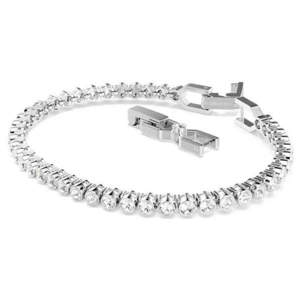 Imber Emily Tennis bracelet Round cut, White, Rhodium plated - Image 3