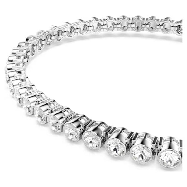 Imber Emily Tennis bracelet Round cut, White, Rhodium plated - Image 5