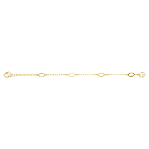 Imber extender White, Gold-tone plated