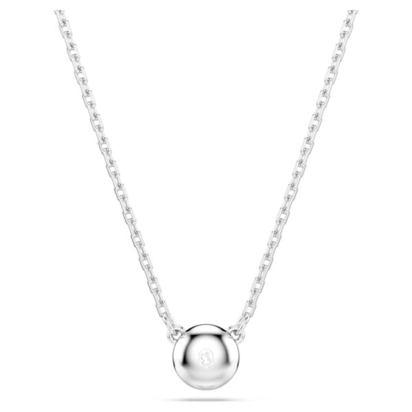 Imber pendant Round cut, White, Rhodium plated - Image 5