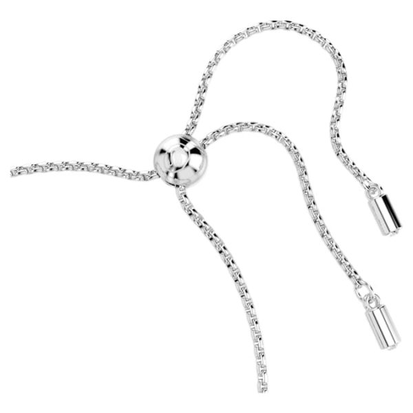 Imber Tennis bracelet Mixed round cuts, Blue, Rhodium plated - Image 4