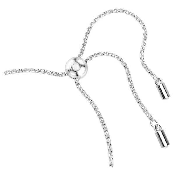 Imber Tennis bracelet Mixed round cuts, White, Rhodium plated - Image 4