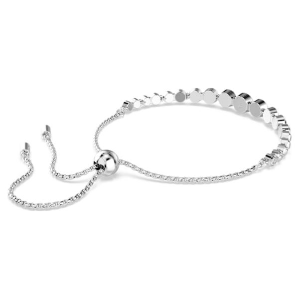 Imber Tennis bracelet Mixed round cuts, White, Rhodium plated - Image 6