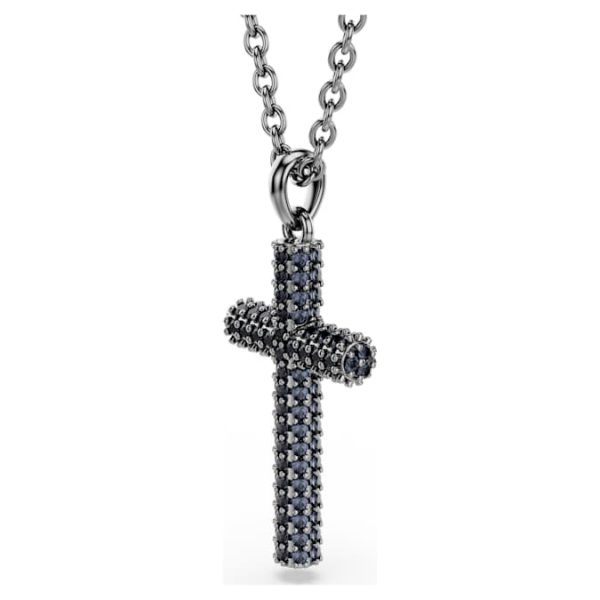 Insigne pendant Cross, Gray, Ruthenium plated - Image 5