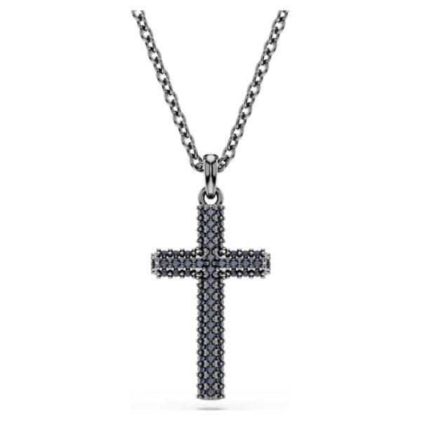 Insigne pendant Cross, Gray, Ruthenium plated - Image 7