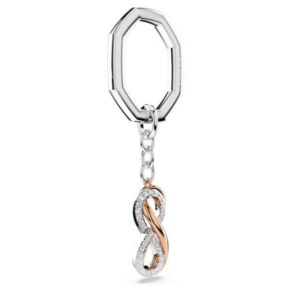 Key ring Infinity, White, Mixed metal finish - Image 3