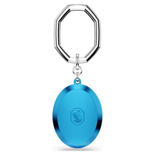 Key ring Oval cut, Blue, Mixed metal finish - Image 5
