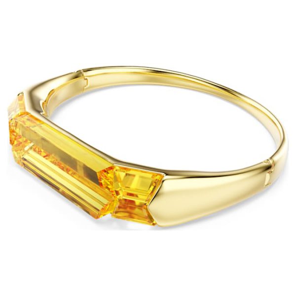 Lucent bangle Yellow, Gold-tone plated - Image 3