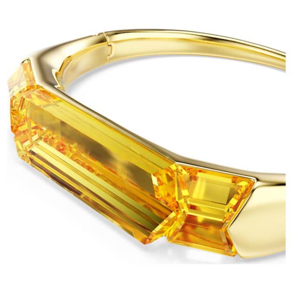 Lucent bangle Yellow, Gold-tone plated - Image 5